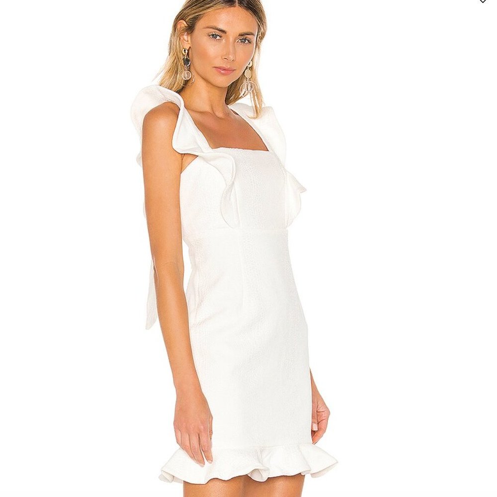 Bardot Ashley frill ruffled dress Sz L